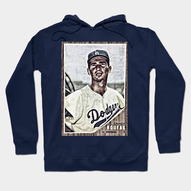 Sandy Koufax: 1962 Flashback Champs Hoodie by flashbackchamps